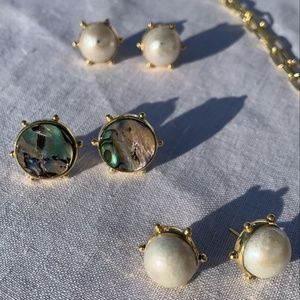 Abalone Galactic Earrings